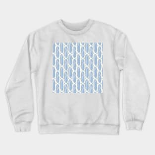 Yellow and blue waves Crewneck Sweatshirt